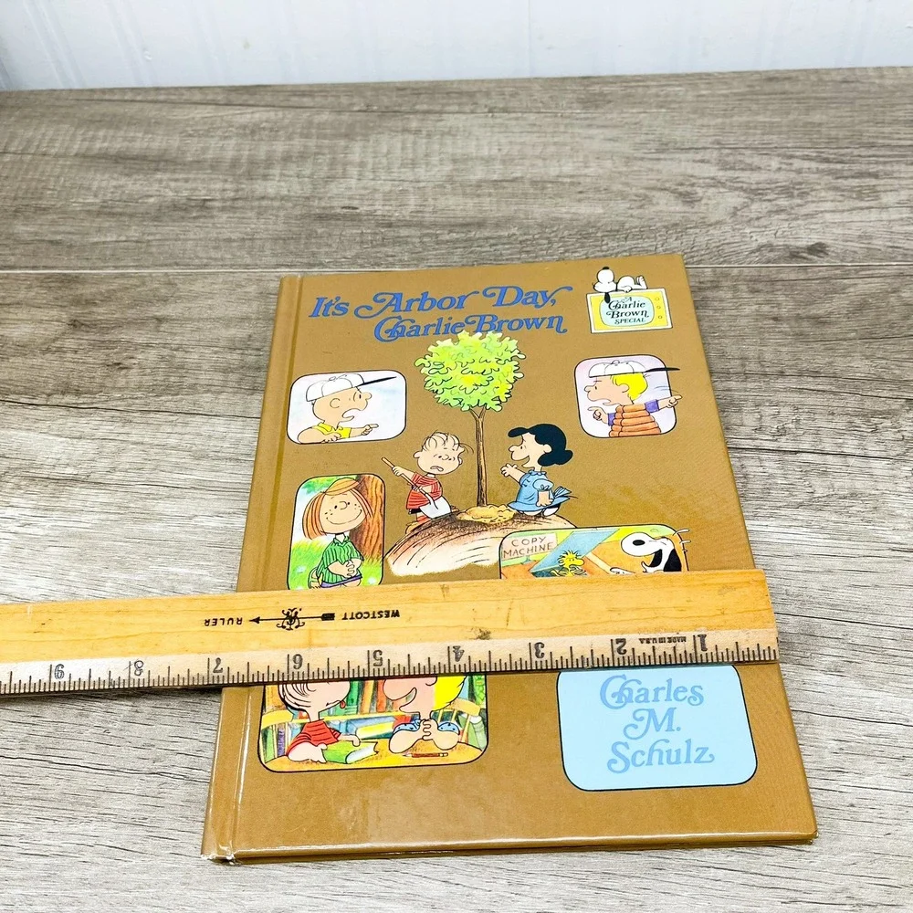 Its Arbor Day Charlie Brown Charles M Schulz 1977 Hardcover Peanuts Book 1st Ed